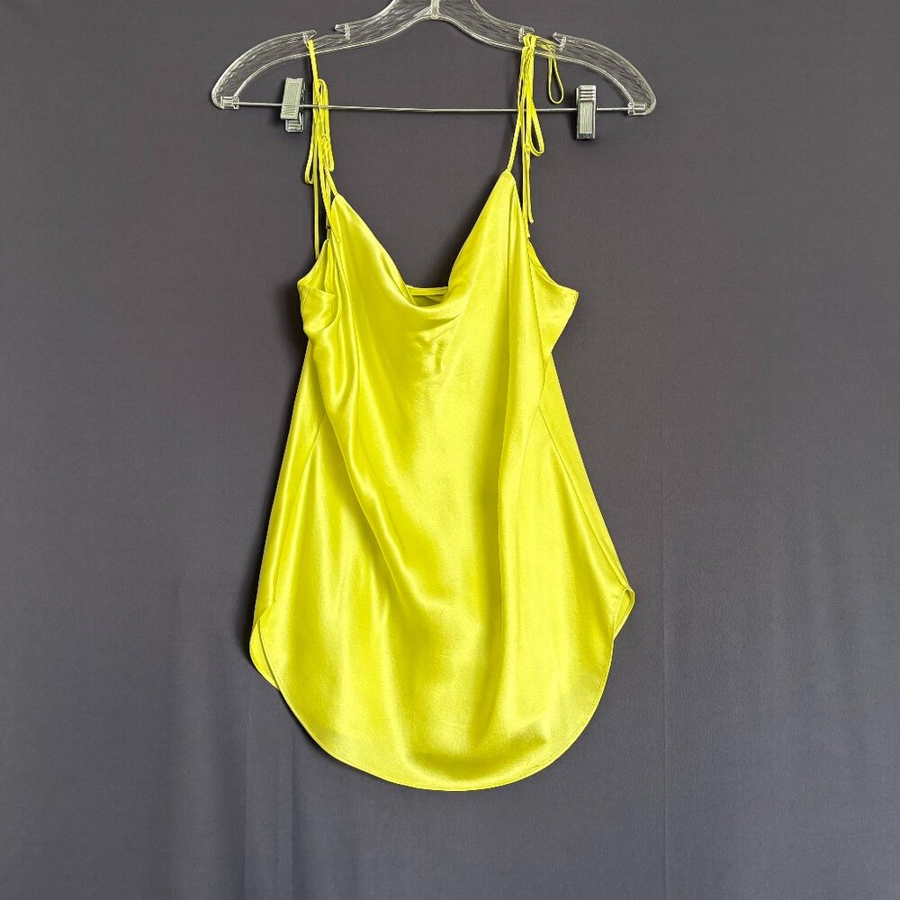 Cinq à Sept Marta Cowl-Neck Silk Cami- Size Small (P),